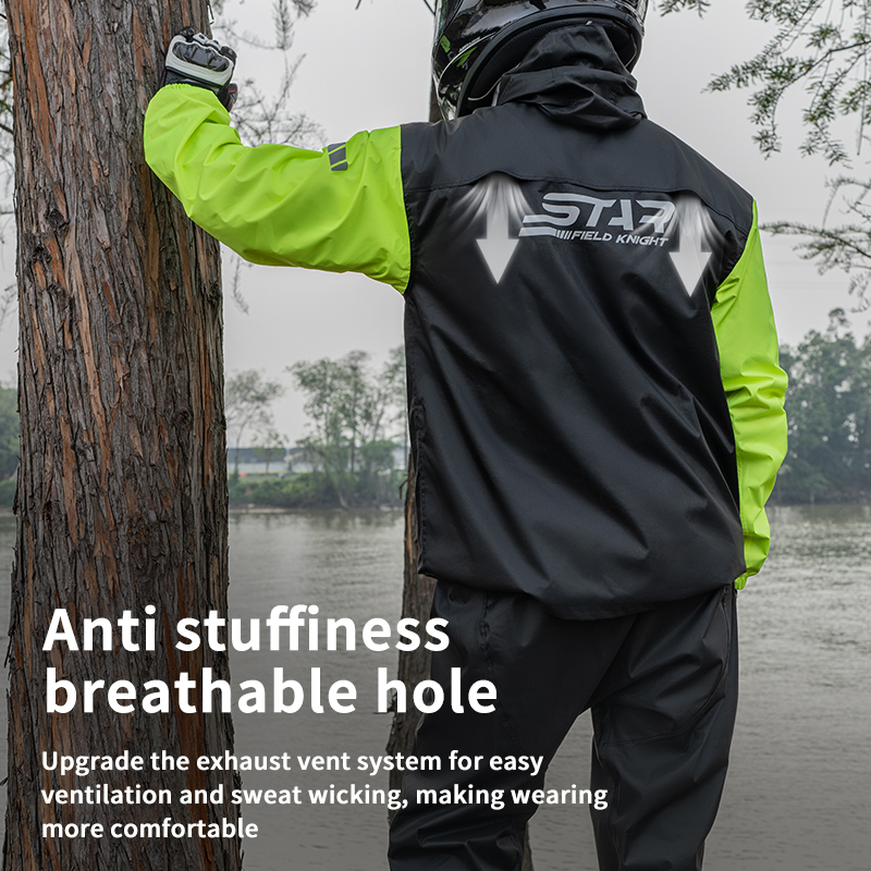 بدلة مطر للدراجات النارية من S - مراجعة Fishing Rain Suit وسعره