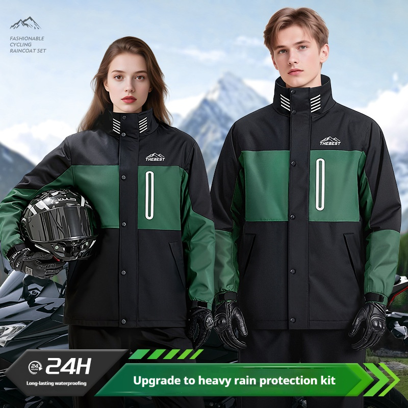 معطف مطر للبالغين لركوب الدراج - مراجعة Fishing Rain Suit وسعره