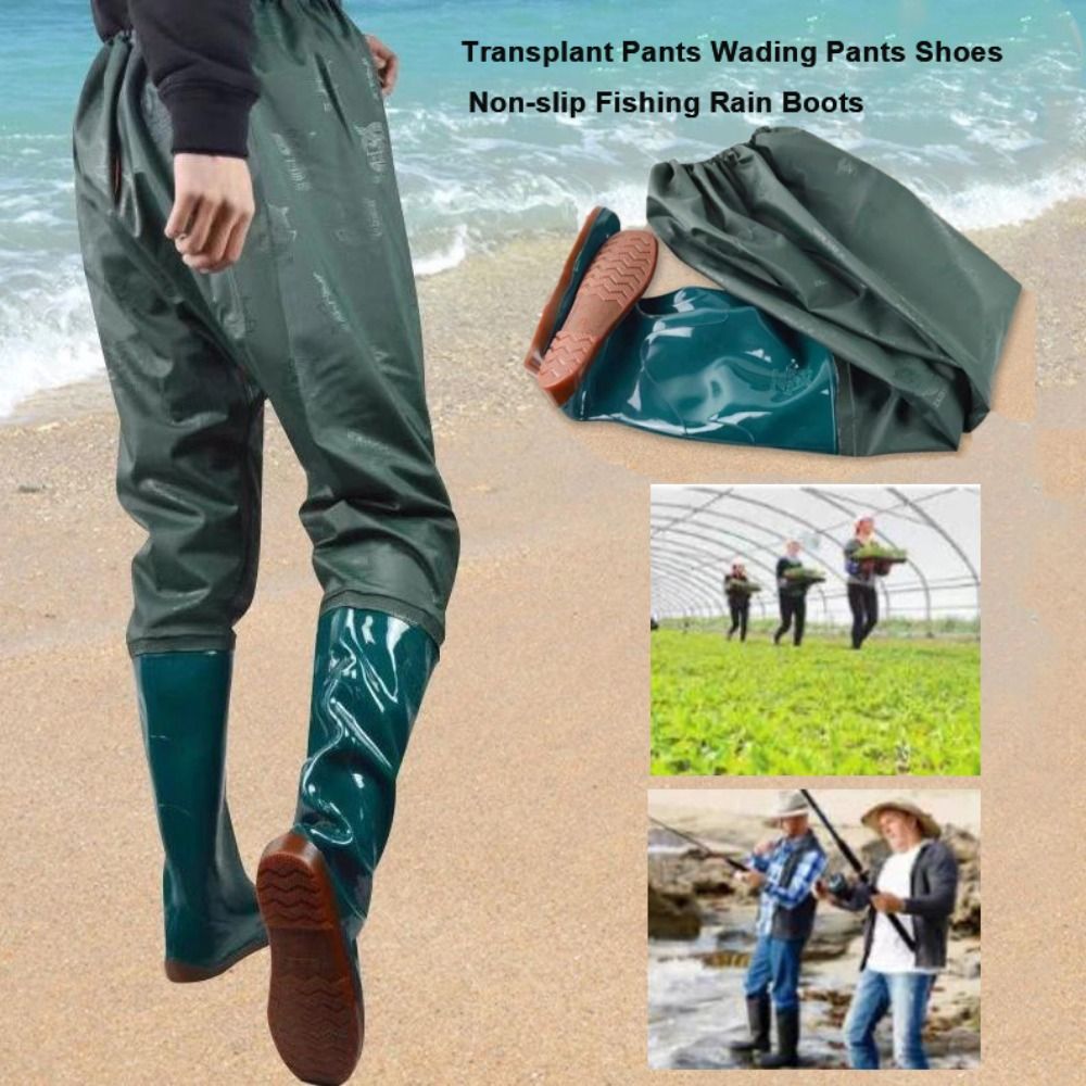 سراويل بلاستيكية من مادة PVC،  - مراجعة Fishing Pants Waterproof وسعره